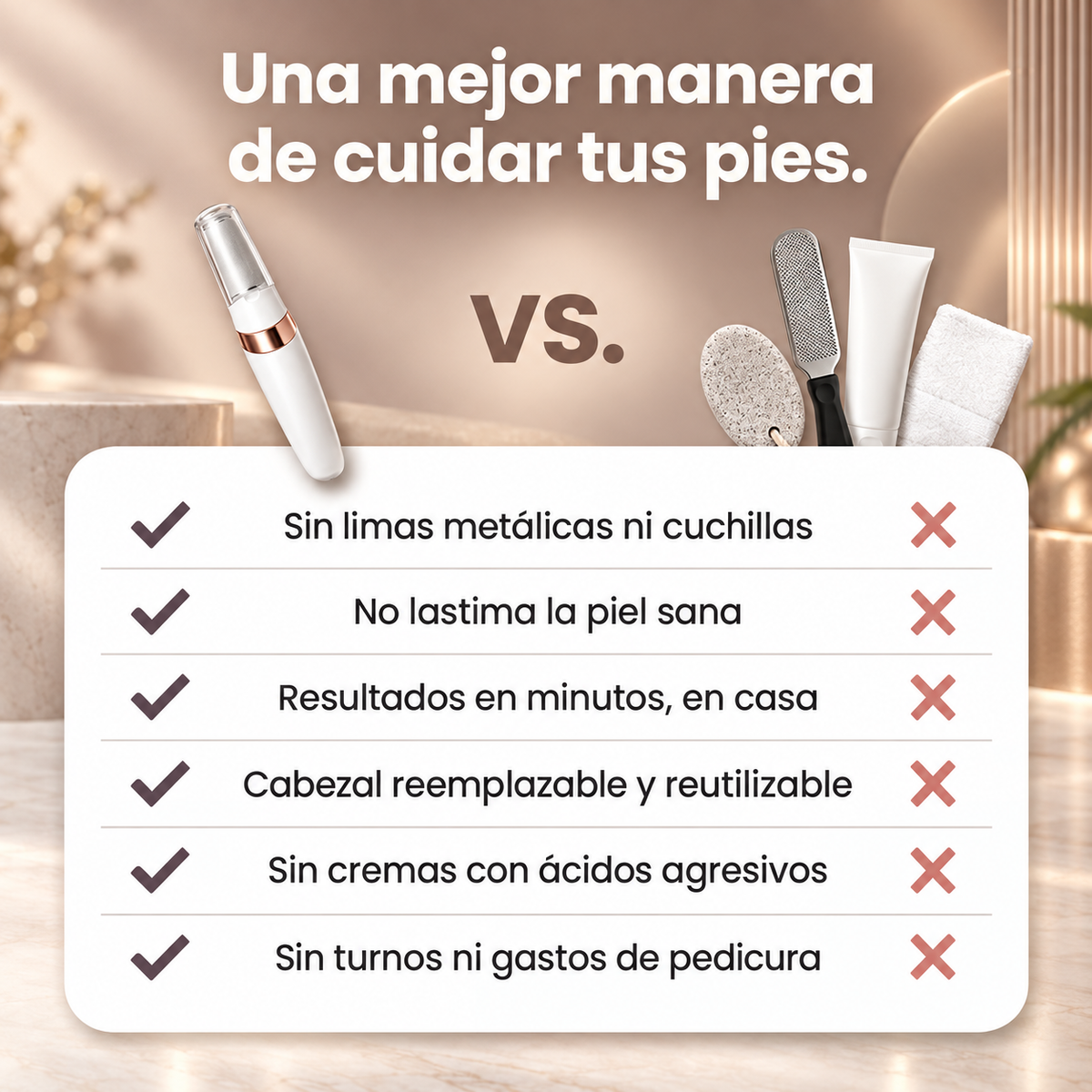 Removedor de callos eléctrico LuvePro