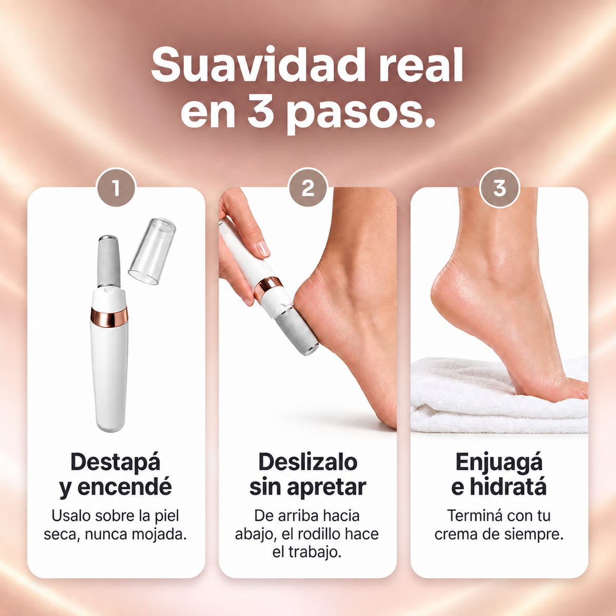 Removedor de callos eléctrico LuvePro